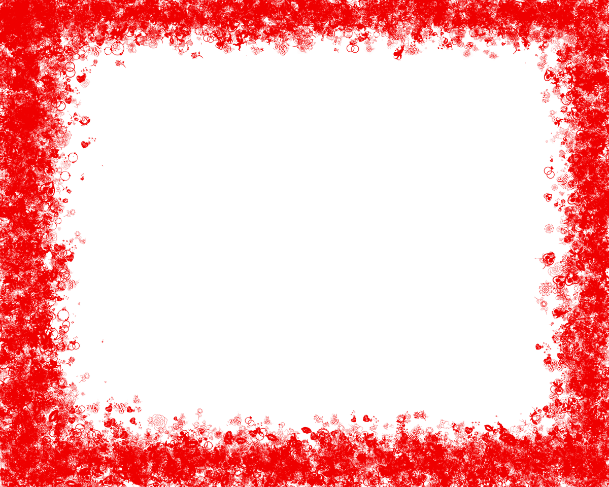 Red Abstract Frame